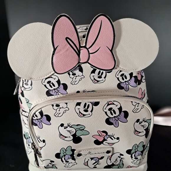Limited Edition Aldi Disney Minnie Mouse Backpack Purse - Picture 10 of 11
